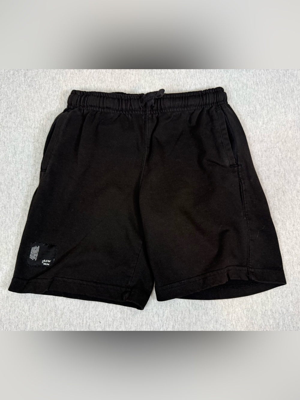 Zara Boys “Low Sun” Fleece Sweat Shorts Black - Size 11–12